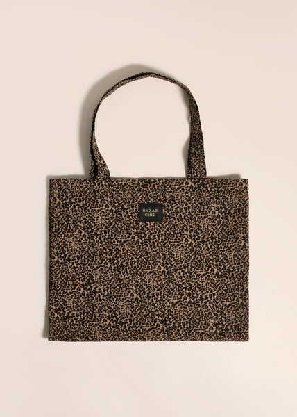 Totebag LEOPARD BAZAR CHIC